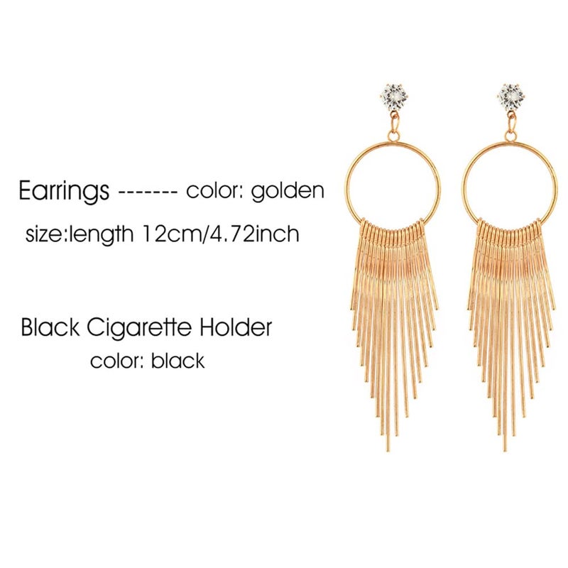 FEPITO 1920s Accessories Set for Women Flapper - Image 3
